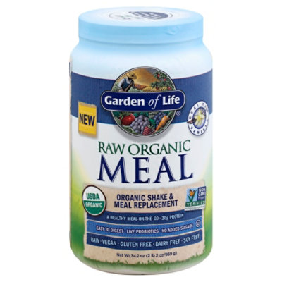 Garden Of Life Raw Meal Vanilla - 34.2 OZ - Image 1