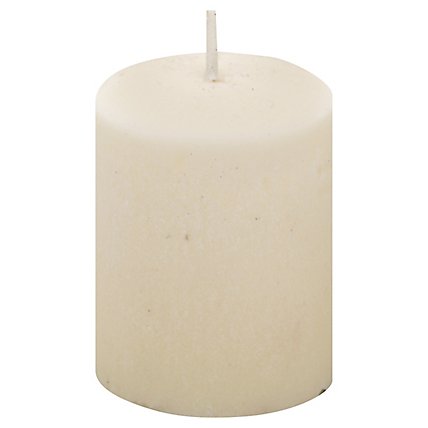 Candle-Lite Light Vanilla Flat Votive Candle - 2 IN - Image 1