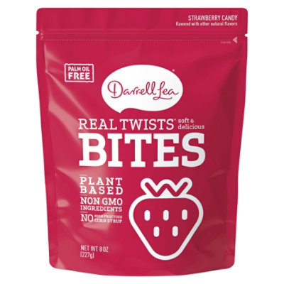 Darrell Lea Real Twist Bites Strawberry - 8 OZ - Image 2