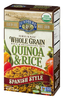 Lundberg Organic Quinoa Rice Whole Grain Spanish - 6 Oz - Image 4