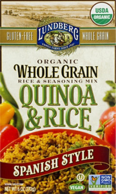 Lundberg Organic Quinoa Rice Whole Grain Spanish - 6 Oz - Image 1