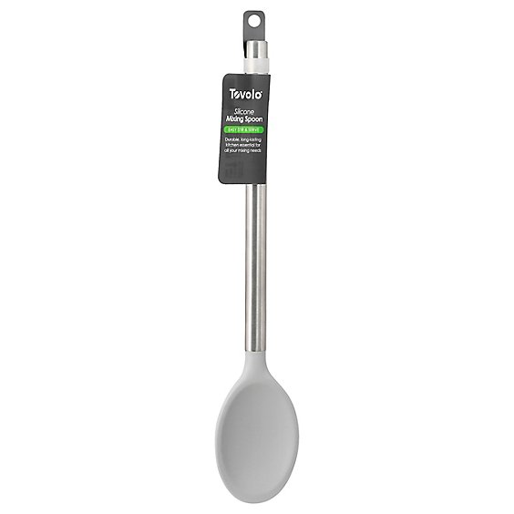 Tovolo Silicone Mixing Spoon - Light Grey - EA