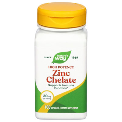Natures Way Zinc Lozenges Berry - 60 Count - haggen