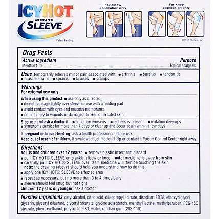 Icy Hot Knee & Ankle Sleeve - 3 CT - Image 3