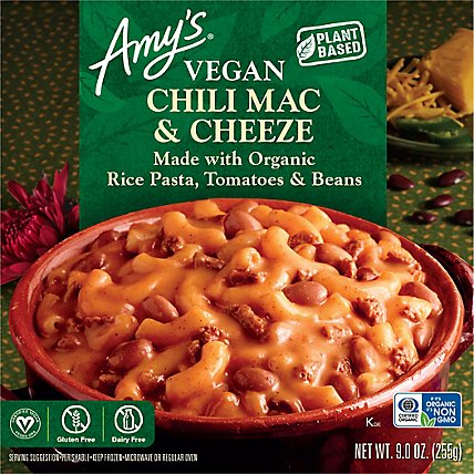Amys Og Entree Vegan Chili Mac - 9 OZ - Image 2