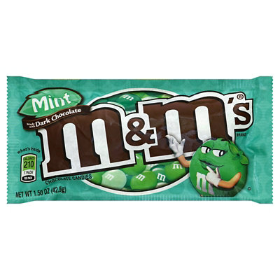 Mars M&m Dark Chocolateolate Mint Candy - 1.5 OZ - Image 4