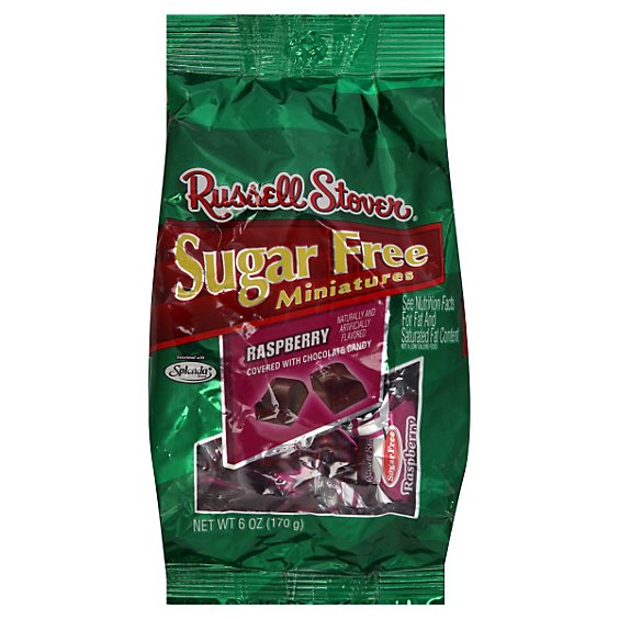 R Stover Candy Box Mini Rspbry Sugar Free - 6 OZ