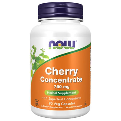 Now Foods Herbal Supplements Cherry Concentrate 750mg - 90 Count - Image 2