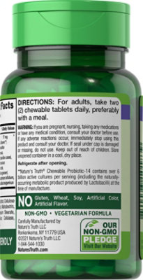 Natures Truth Chewable Probiotic 6 Billion - 60 CT - Image 4