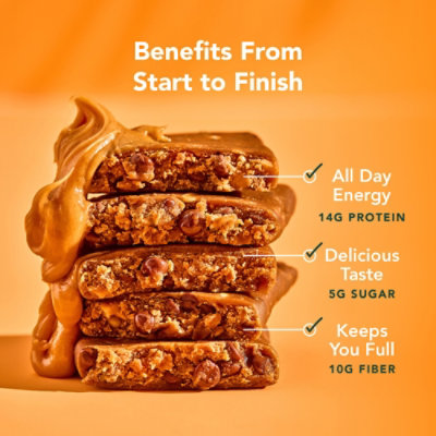 ALOHA Plant Based Peanut Butter Chocolate Chip Protein Bar - 1.89 Oz - Image 5