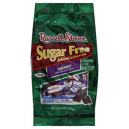 R Stover Candy Box Coconut Sugar Free - 6 OZ - Image 1