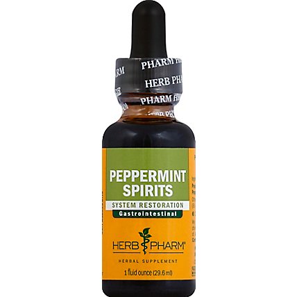 Herb Pharm Peppermint Spirits - 1 FZ - Image 2