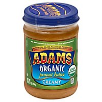 Adams Organic Creamy Peanut Butter - 16 OZ - Image 1