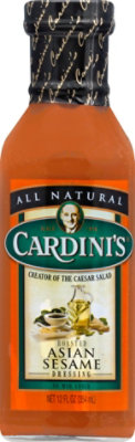 Cardinis Roasted Asian Sesame Salad Dressing 12 Oz - 12 FZ - Image 2