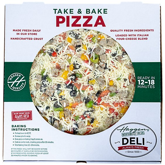 Haggen Combination Pizza 16" - Made Right Here Always Fresh - 48 oz.