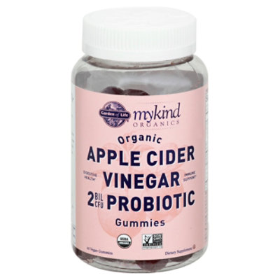 Mykind Organics Dietary Supplement Probiotic Apple Cider Vinegar - Each - Image 3