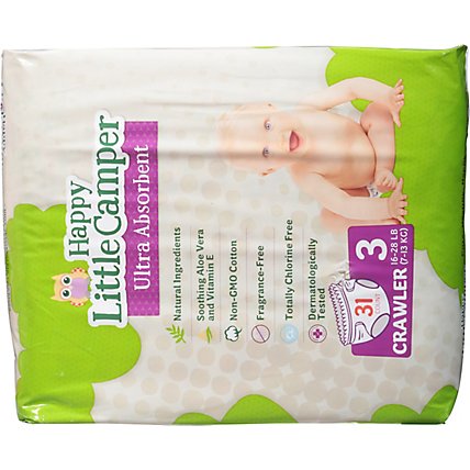 Happy Little Camper Size 3 Diapers - 31 CT - Image 4
