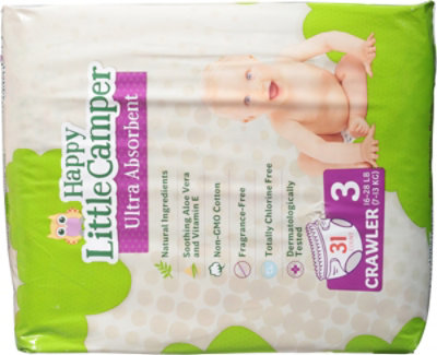 Happy Little Camper Size 3 Diapers - 31 CT - Image 4