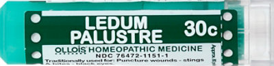 Ollois Homeopathic Medicine Ladum Palustre 30c - 80 Count - Image 1