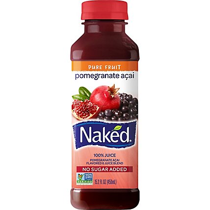Naked Juice Pomegranate Acai Juice - 15.2 FZ - Image 2