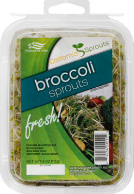 California Sprouts Broccoli - 4 OZ - Image 2