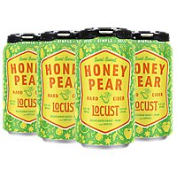 Locust Honey Pear Hard Cider In Cans - 6-12 FZ - Image 1