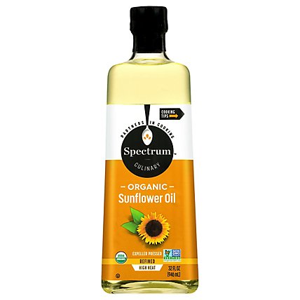 Spectrum Organic Sunflower Oil - 32 FZ - Image 1