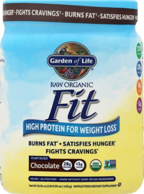 Garden Of Life Raw Fit Chocolate - 16.3 OZ - Image 2