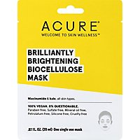 Acure Brilliantly Brightening Biocellulose Gel Mask - EA - Image 2