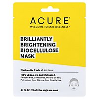 Acure Brilliantly Brightening Biocellulose Gel Mask - EA - Image 1