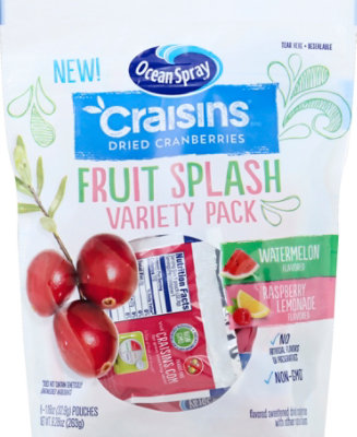 Craisins R Var Pk Fruit Splash - 8-1.16 OZ - Image 2