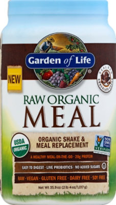 Garden Of Life Raw Meal Chocolate - 35.9 OZ - Image 2