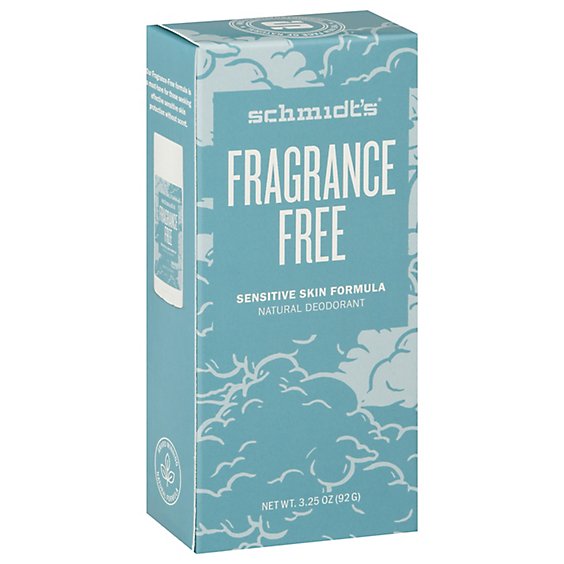 Schmidts Fragrance Free Sensitive Skin - 3.25 OZ