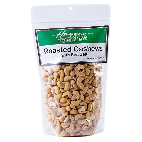 Roasted With Sea Salt Whole Cashews - 20 Oz