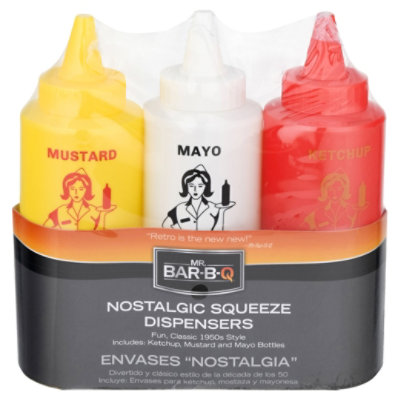 Mr. Bar-B-Q Squeeze Dispensers Nostalgic - Each - Image 1