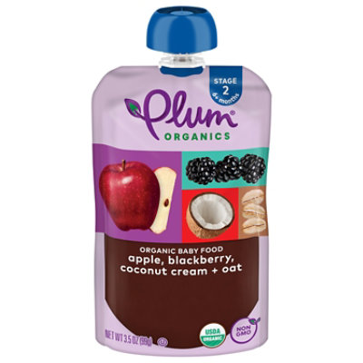 Plum Stage2 Blnds Baby Fd Apl Blackberry - 3.5 OZ - Image 2