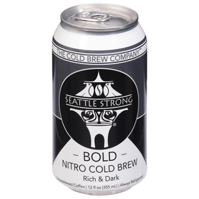 Seattle Strong Nitro Coldbrew Coffee - 12 FZ - haggen