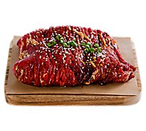 Haggen USDA Choice Beef Teriyaki Marinted Flank Steak From Ranches in the PNW - 1.5 lb.