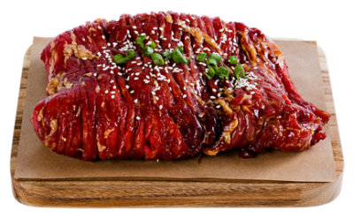 Haggen USDA Choice Beef Teriyaki Marinted Flank Steak From Ranches in the PNW - 1.5 lb. - Image 1
