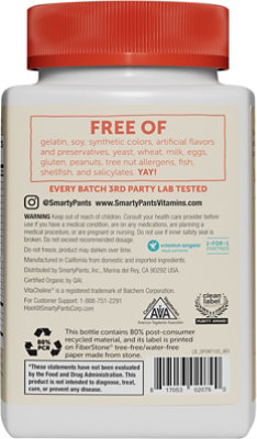 SmartyPants Organic Multivitamin Gummies Kids Formula - 120 Count - Image 5