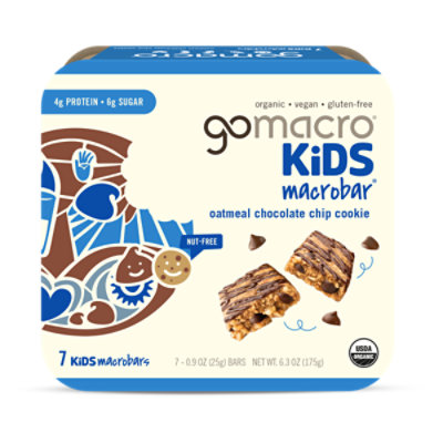 GoMacro Oatmeal Chocolate Chip Cookie Bar - 7-0.9 Oz - Image 1