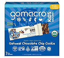 GoMacro Oatmeal Chocolate Chip Cookie Kids Bar - 7-.9 Oz