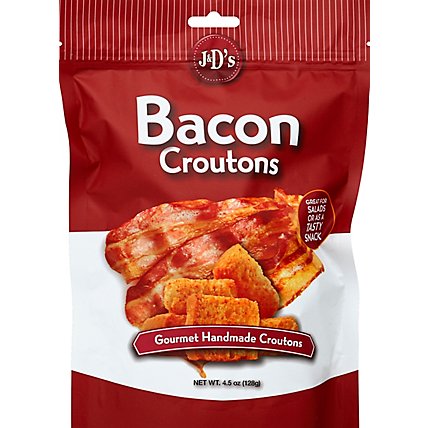 J & Ds Croutons Bacon Flavor - 4.5 OZ - Image 2