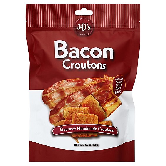 J & Ds Croutons Bacon Flavor - 4.5 OZ