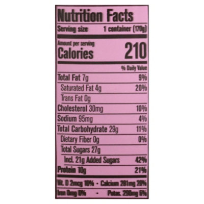 Zoi Greek Raspberry Cream Yogurt - 6 OZ - Image 4