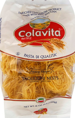 Colavita Pasta Tagliolini Nests - 16 Oz - Image 1