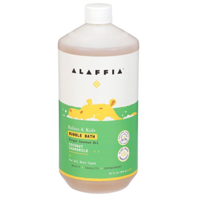 Alaffia Bubble Bath For Babies & Kids Coconut Chamomile - 32 Fl. Oz. - Image 3