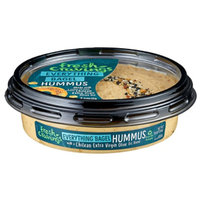 Fresh Cravings Everything Bagel Hummus - 10 Oz. - Image 1