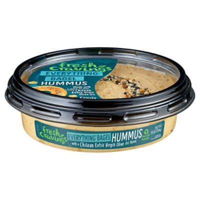 Fresh Cravings Everything Bagel Hummus - 10 Oz. - Image 1