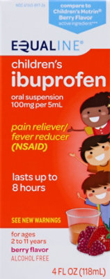 Equaline Child Ibuprofen Berry - 4 FZ - Image 2